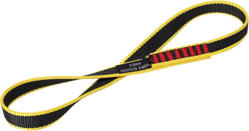 VFKENA 20MM Nylon Climbing Sling Runner 23KN CE2008/EN566 Rock Climbing Webbing Straps for Rock Climbing, Rappelling, Swing, Yoga Hammock etc - Image 1